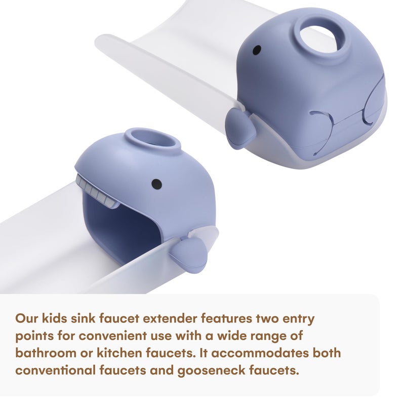 Childlike Behavior Set of 2 Bathtub Faucet Extender - Bathroom Sink Water Faucet Extension - Spout Faucet Extenders for Toddlers and Kids - Practice Hand Washing Independence and Hygiene Awareness - Image 4